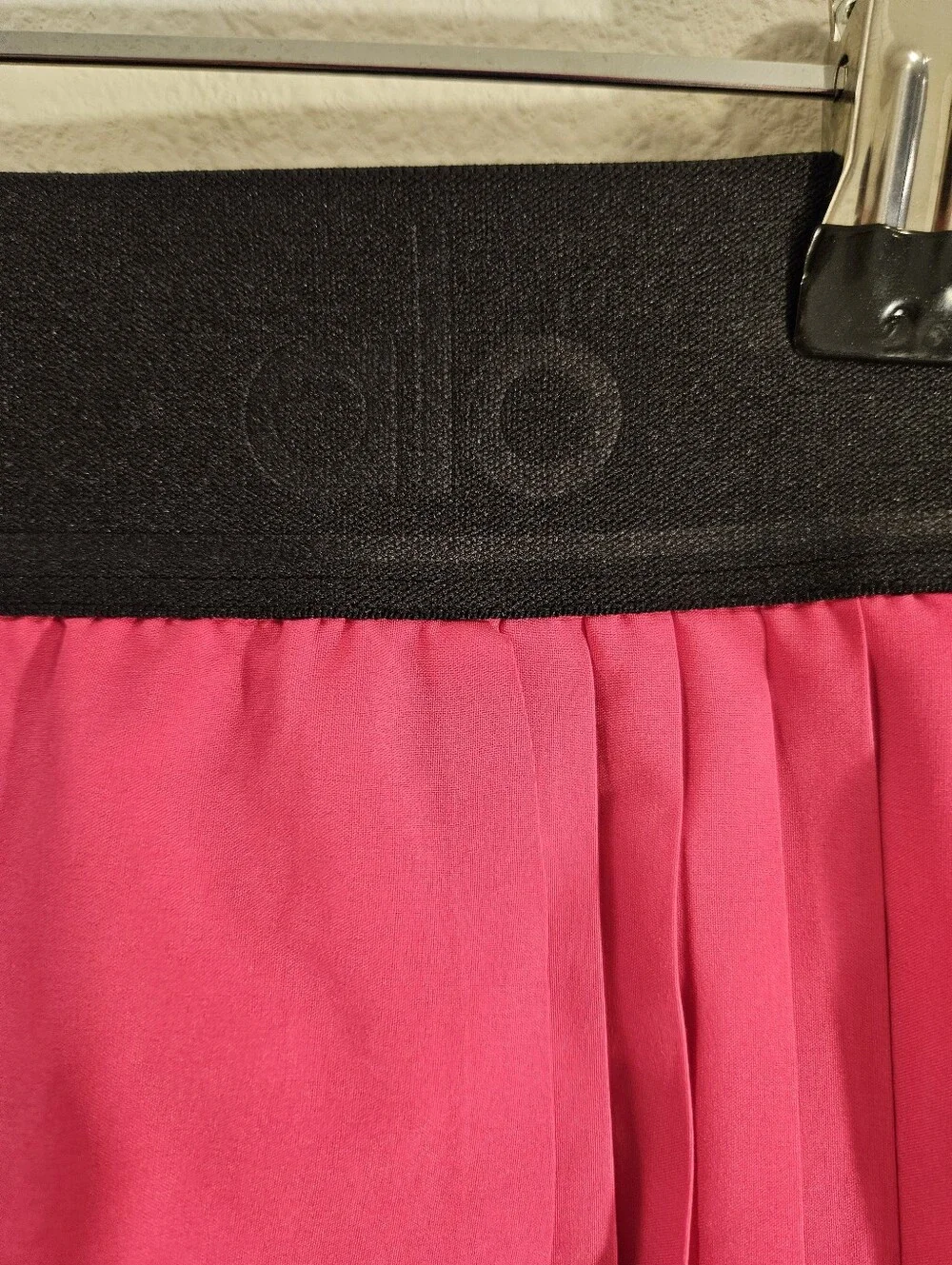 Alo Yoga Aces Tennis Skirt Women Size XS Hot Pink Pleated
